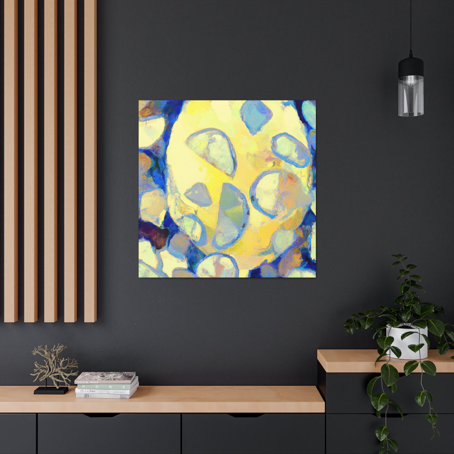 Lemon Sunrise Fauvism - Canvas