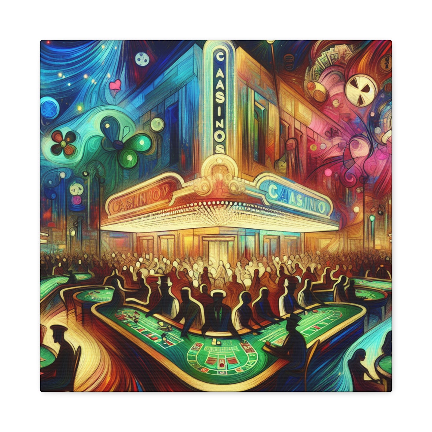 Bizarre Casino Dreamscape - Canvas