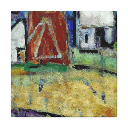 "Barn of Expressionist Joy" - Canvas