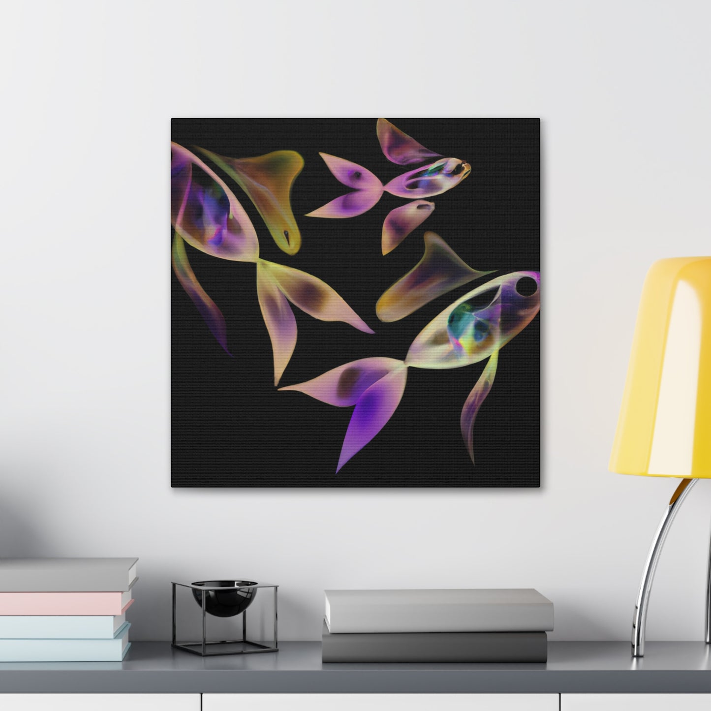 "Neon Tetra Dreamscape" - Canvas