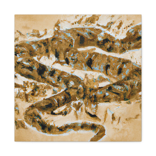 Rattlesnake Expressionism - Canvas