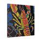 Lobster Expressionism Abstract - Canvas