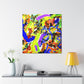 "Expressive Colorful Maize" - Canvas