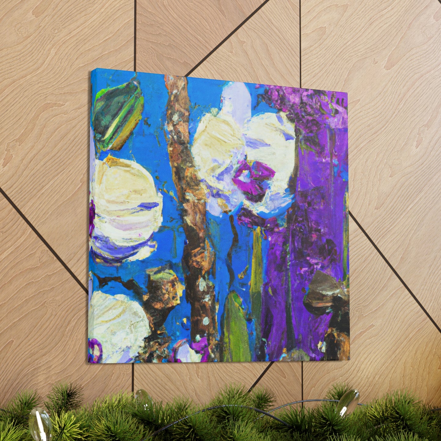 "Orchid in Abstraction" - Canvas