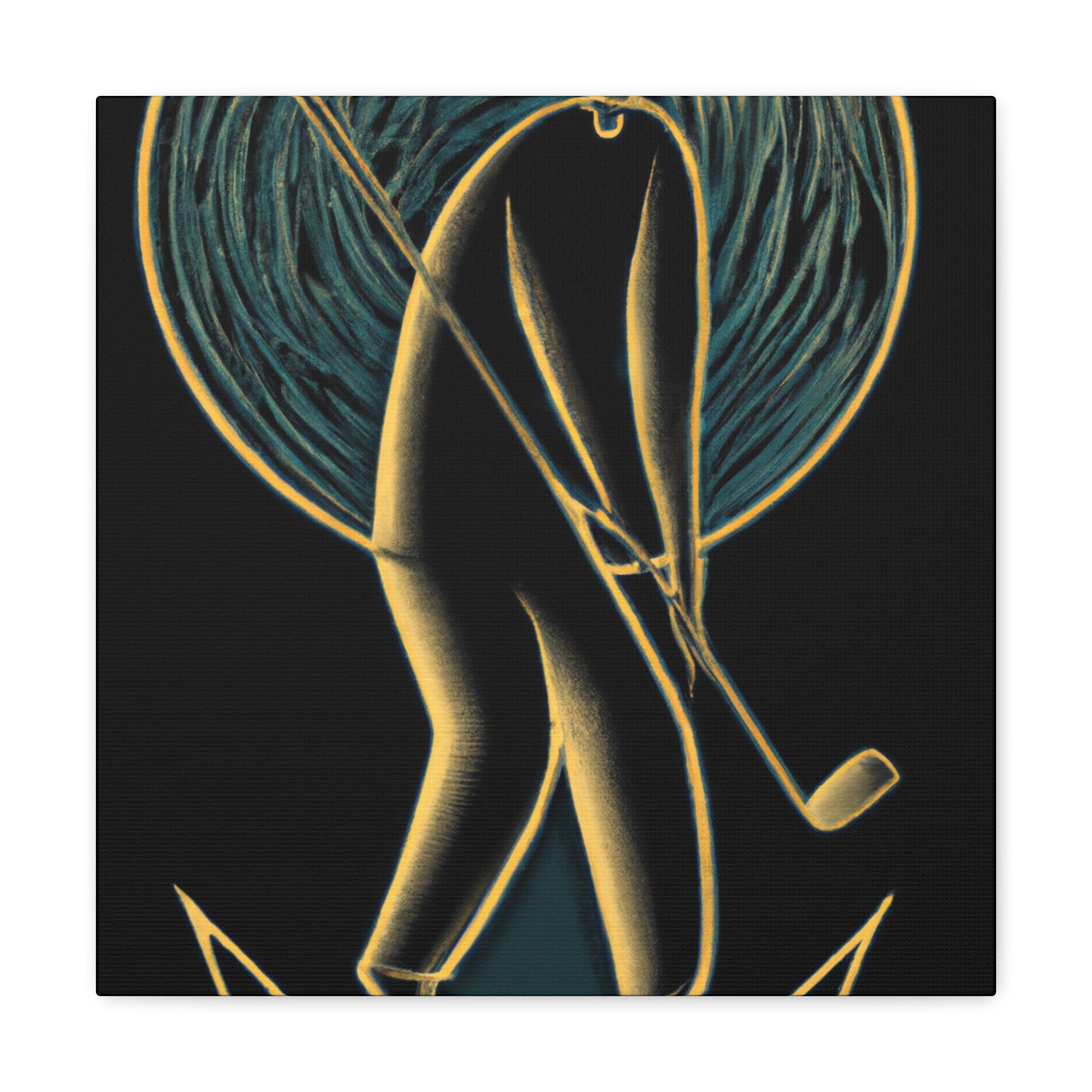 Golfing in the Roaring Twenties - Canvas