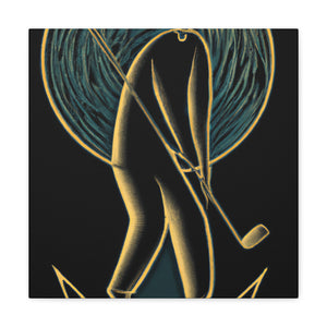 Golfing in the Roaring Twenties - Canvas