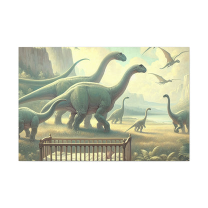 Pastel Prehistoric Portraits - Canvas