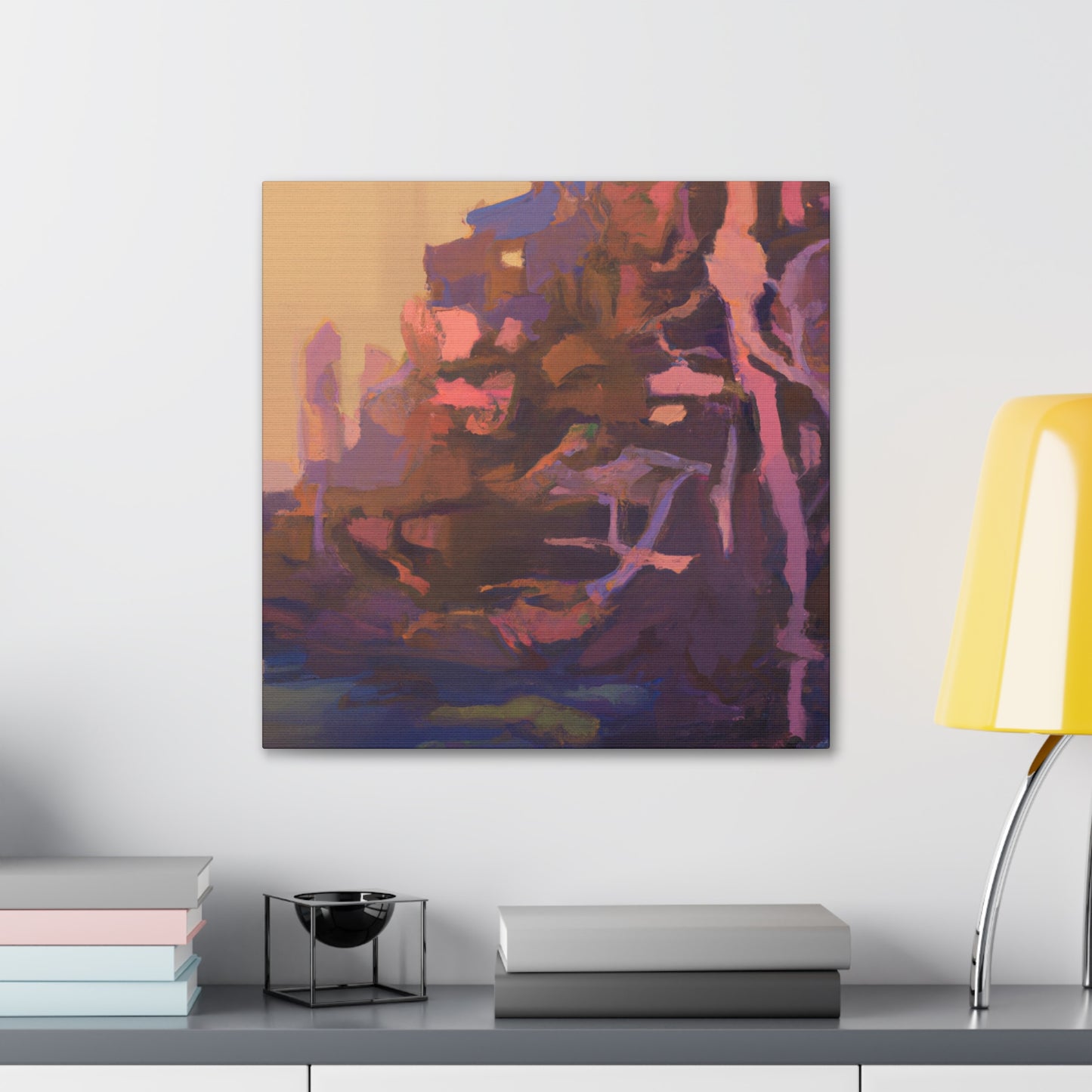 Coral in Abstract Form - Canvas