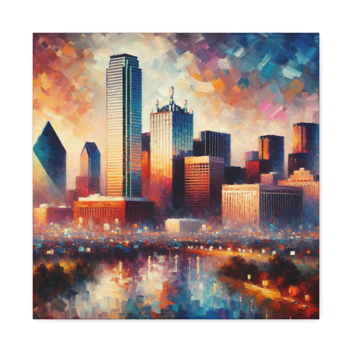 "Dallas Dreamscapes Delight" - Canvas