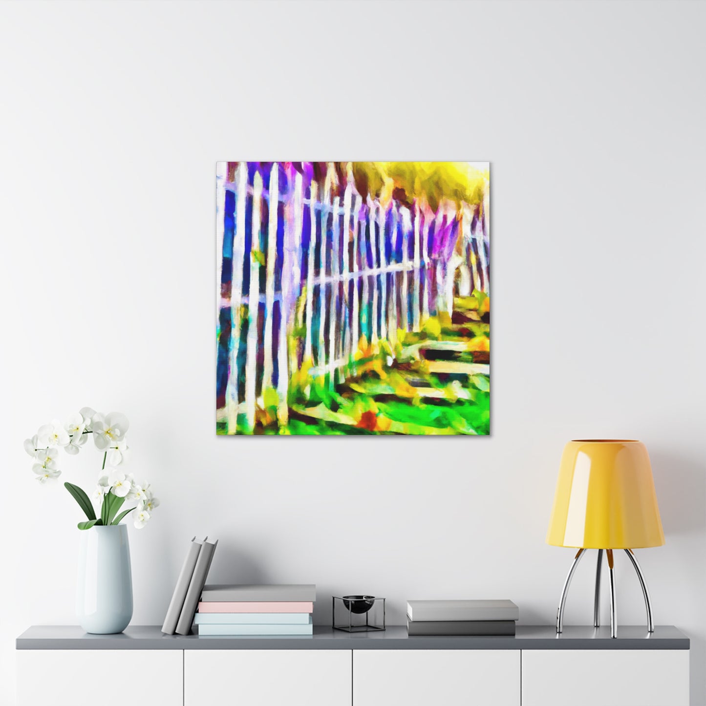 "Fence of the Barnyard" - Canvas