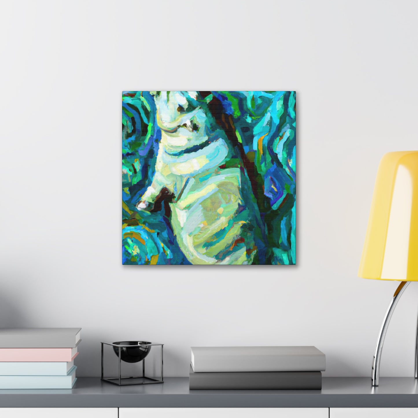 'Manatee in Abstract' - Canvas