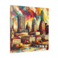 "Vibrant Austin Hues" - Canvas