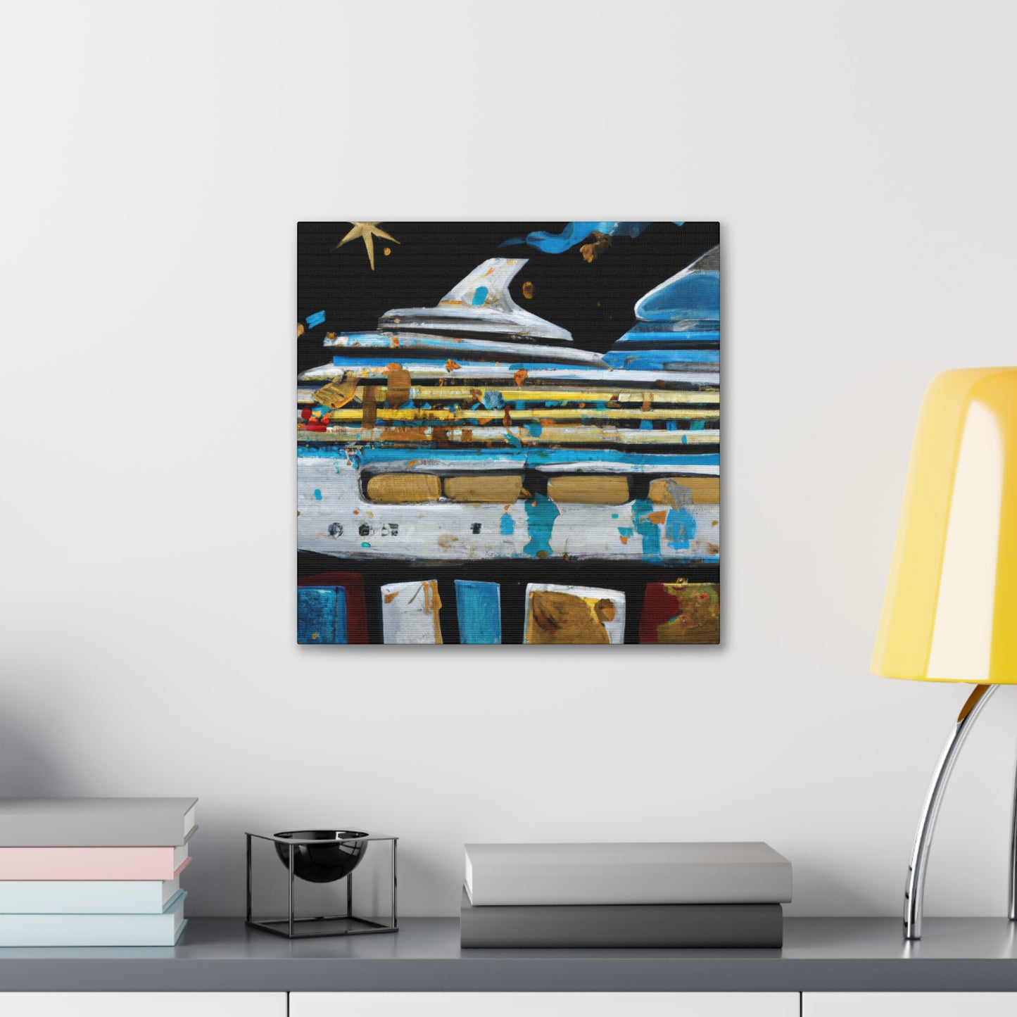 Cruise Ship Paradise. - Canvas