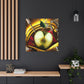 "Apple Adorned in Rococo" - Canvas