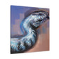 Blue-Tongued Skink Dreaming - Canvas