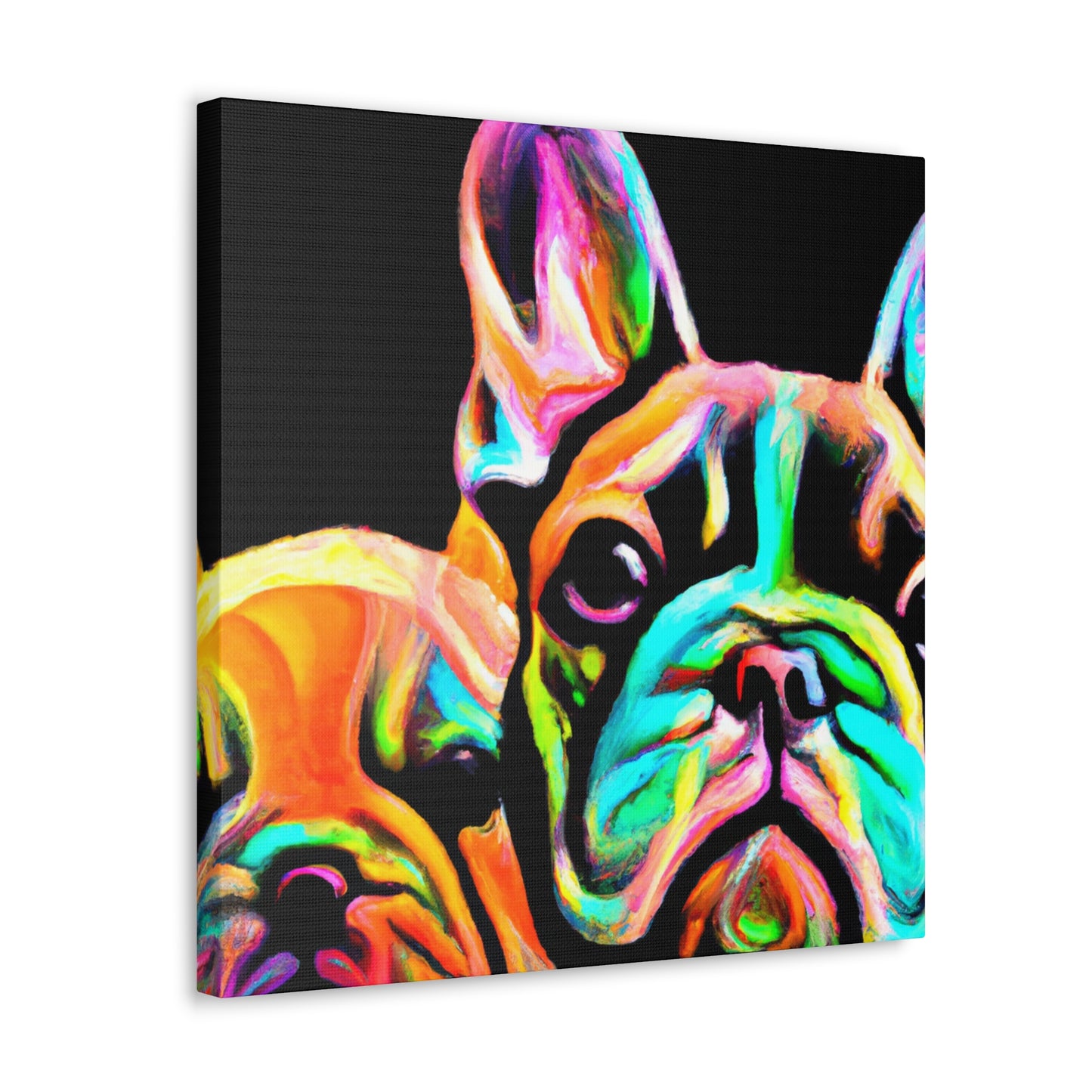 "French Bulldog Delightful!" - Canvas