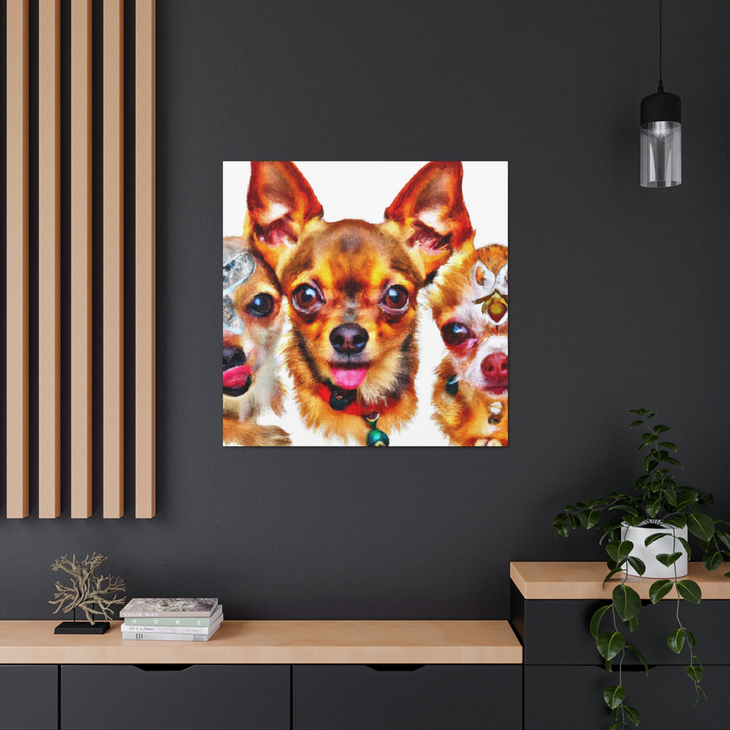 "Proud Chihuahua Pup" - Canvas