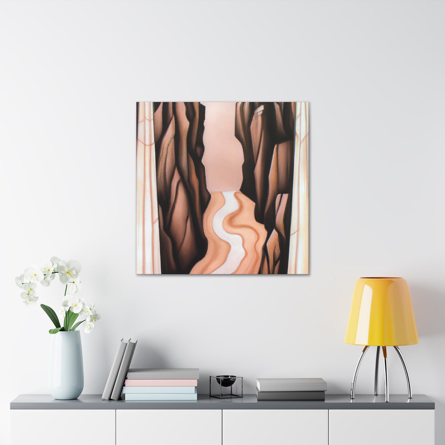 "Canyon in Art Deco" - Canvas