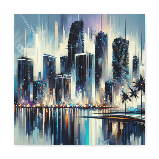 Vibrant Miami Skies - Canvas