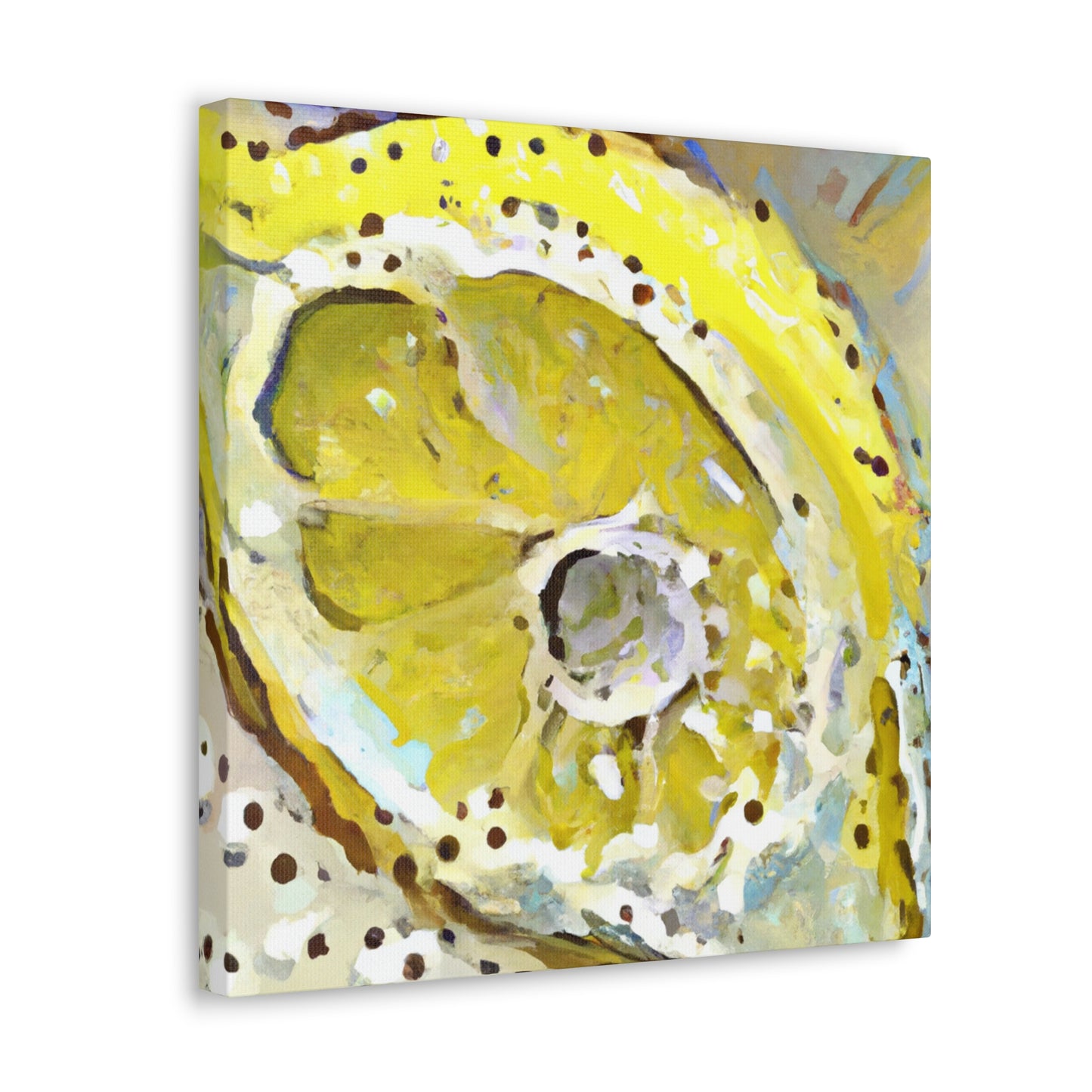 Lemon Zen Abstraction - Canvas