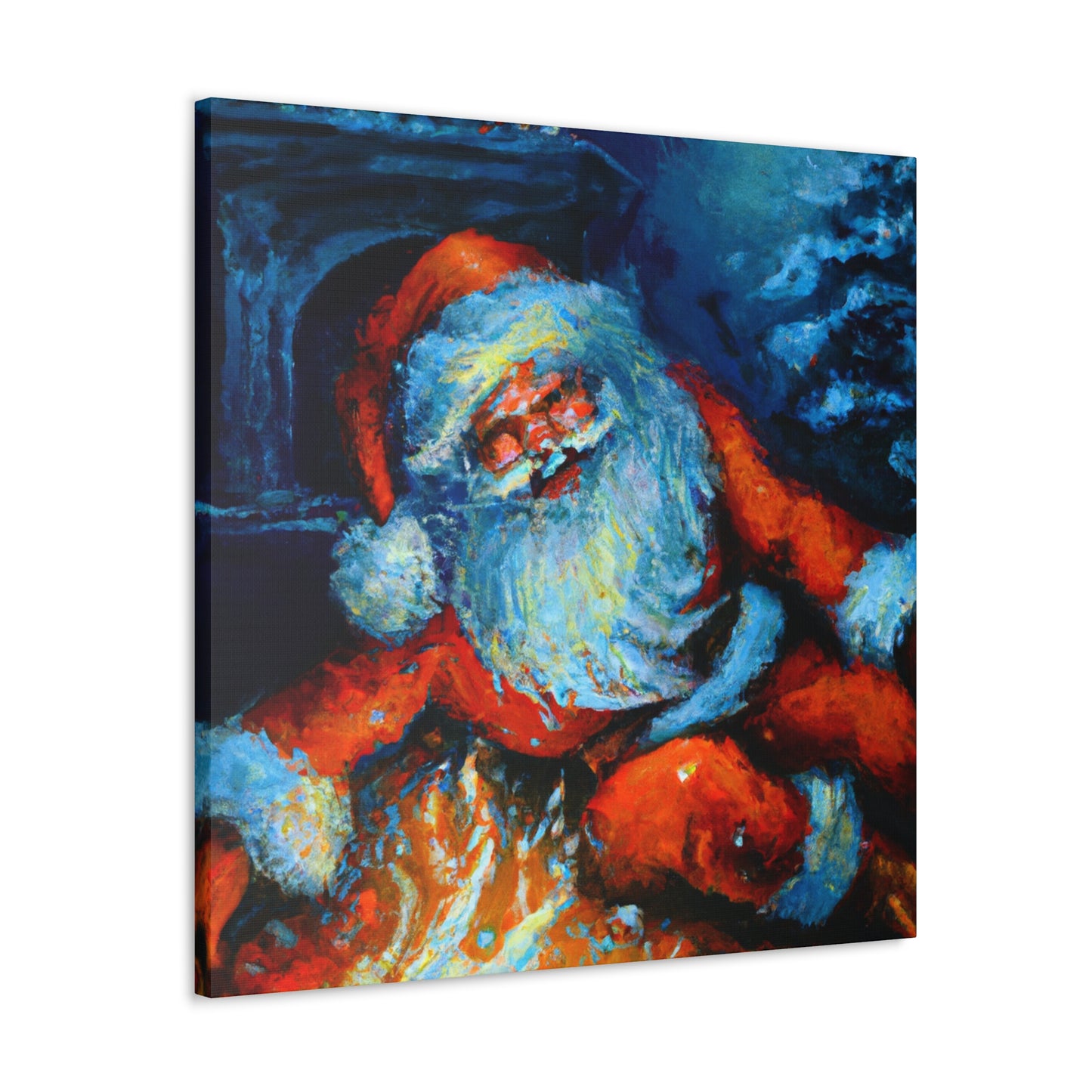 Santa Claus Returns Home - Canvas