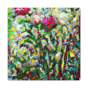 Peony in Impressionism - Canvas