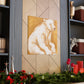 Polar Bear in Baroque. - Canvas