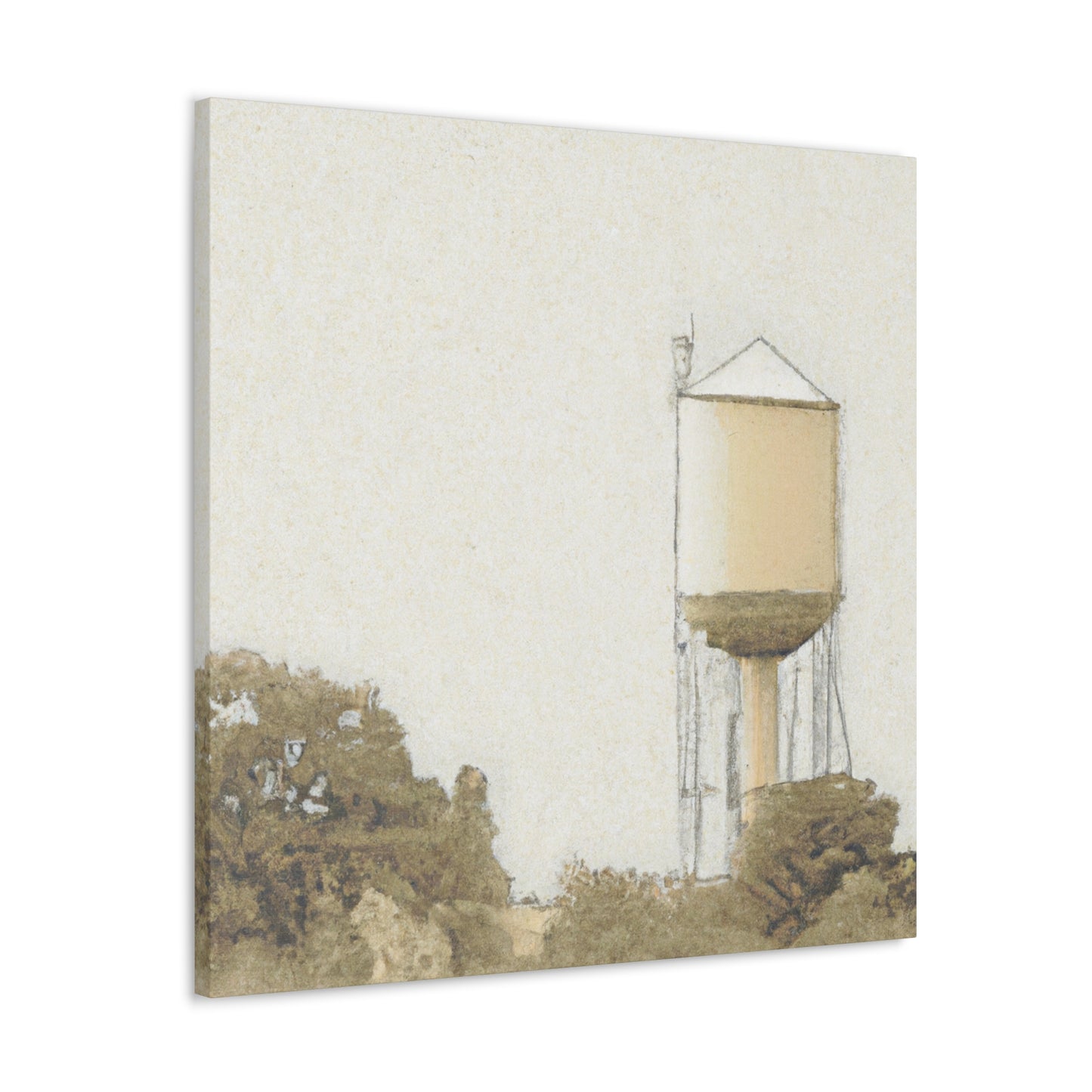 Water Tower Majestica - Canvas