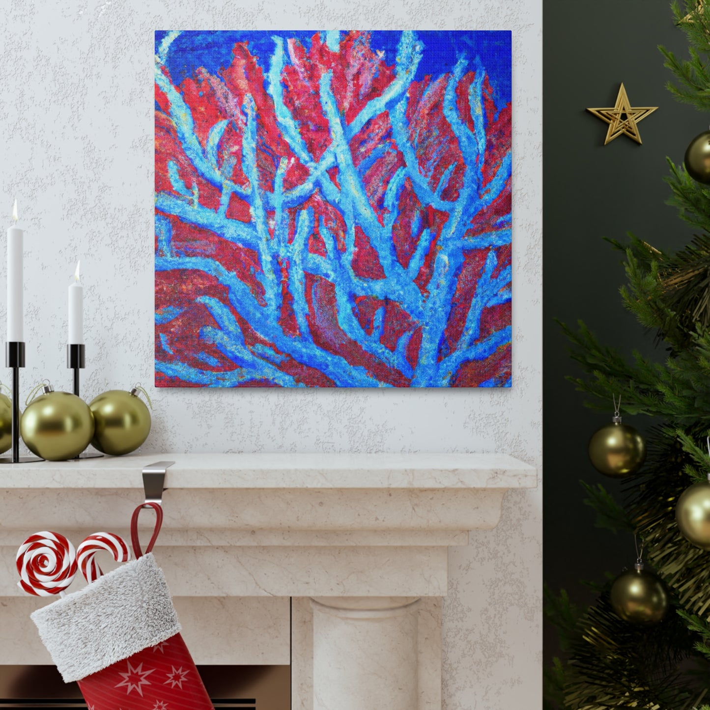 "Coral in Impressionism" - Canvas