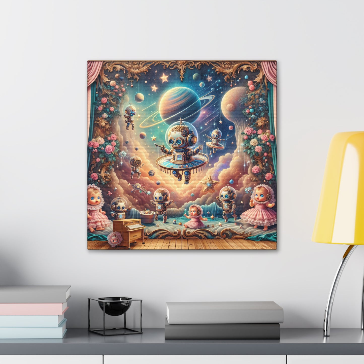 "Robotic Celestial Fantasia" - Canvas