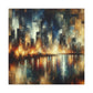 "Midnight Metropolis Movement" - Canvas