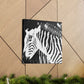 "Zebra Abstract Expressionism" - Canvas