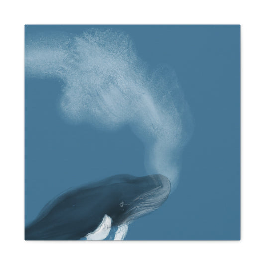 "Whales in the Water" - Canvas