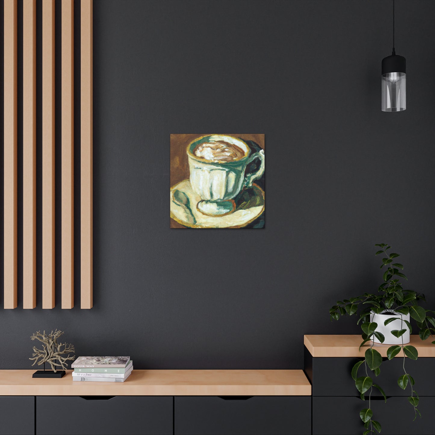 Coffee Cup Grandeur - Canvas