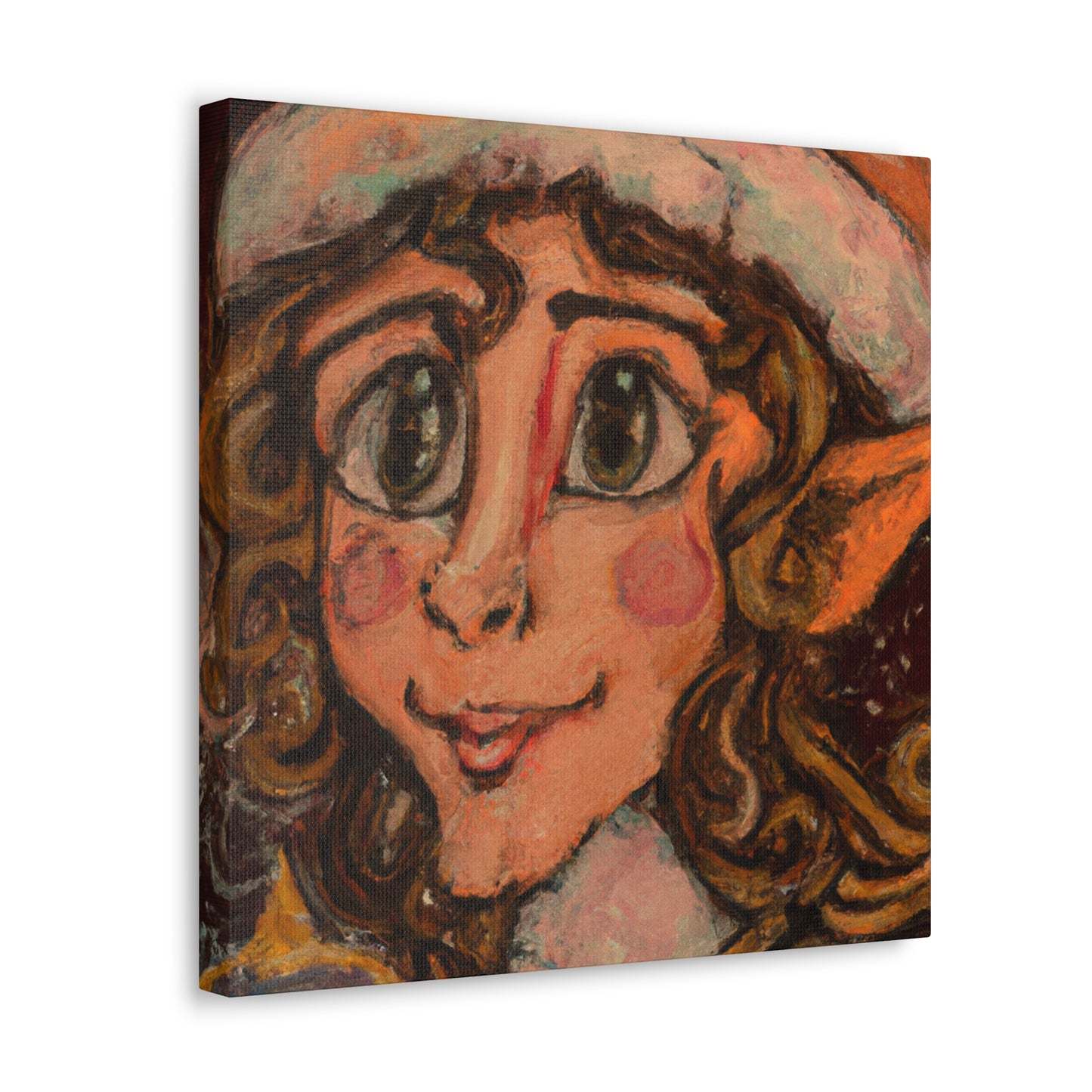 Elf in Regal Robes - Canvas