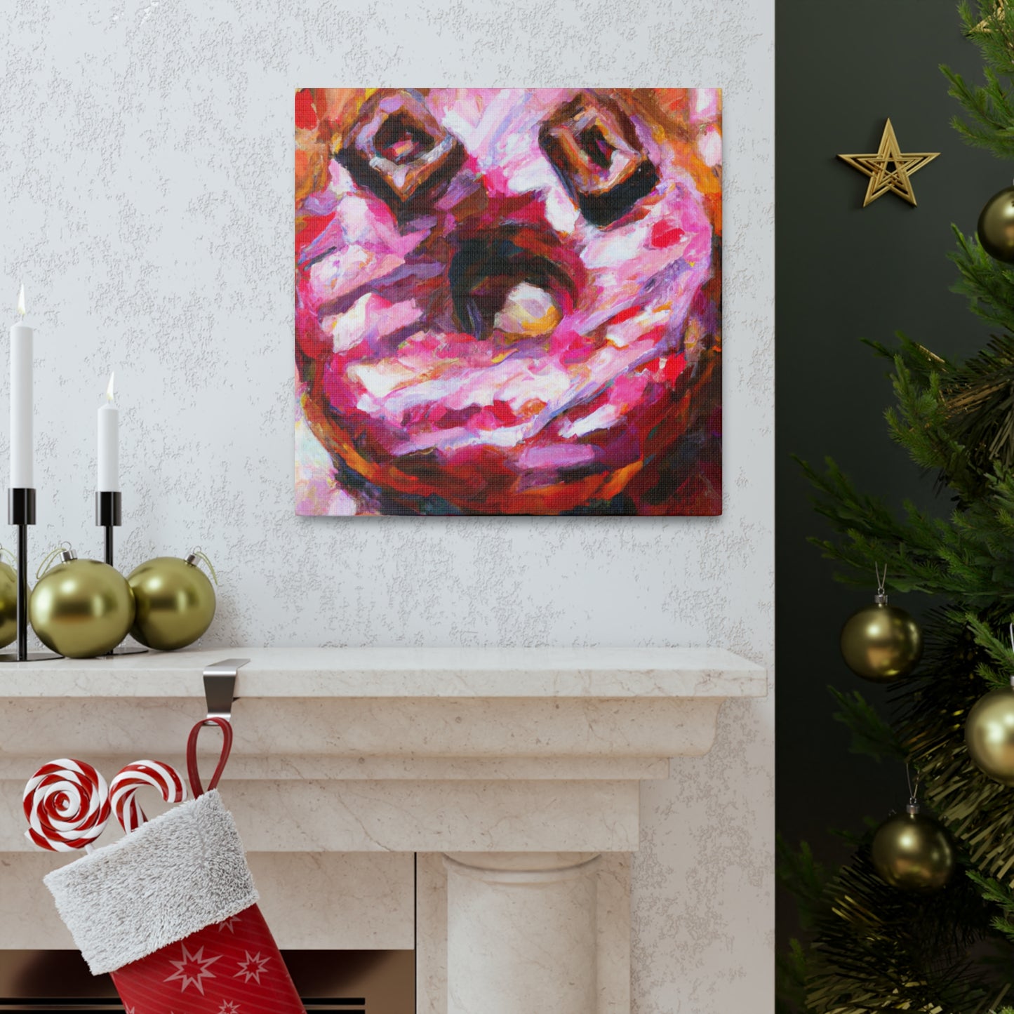 "Doughnut, Impressionist Style" - Canvas