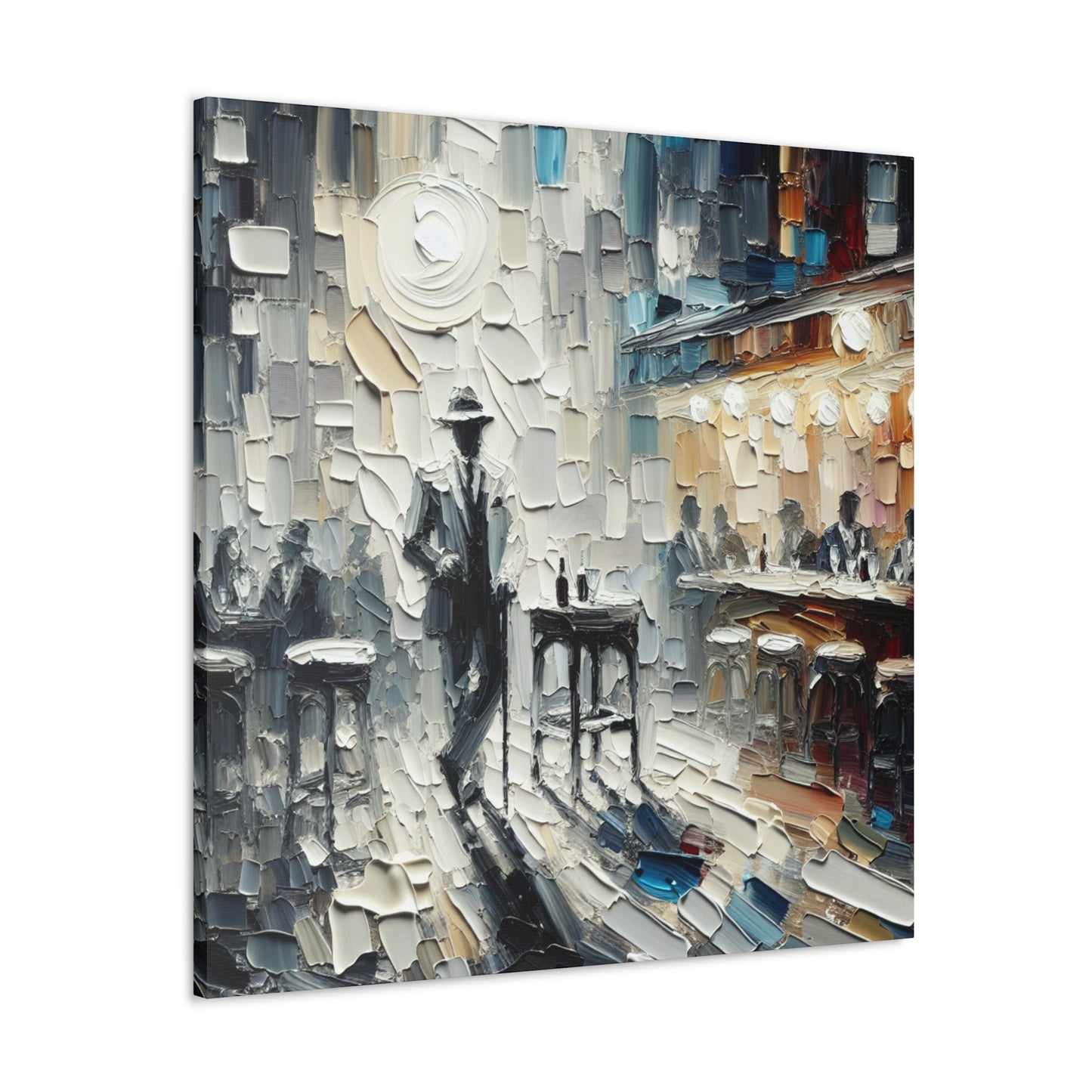 "Hidden Revelry: Prohibition's Echo" - Canvas