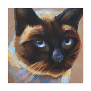 Siamese in Hyperrealism - Canvas