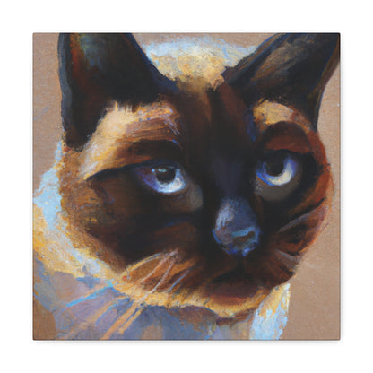 Siamese in Hyperrealism - Canvas