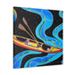 Kayak on the River - Canvas