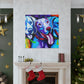 Weimaraner Winter Wonders - Canvas