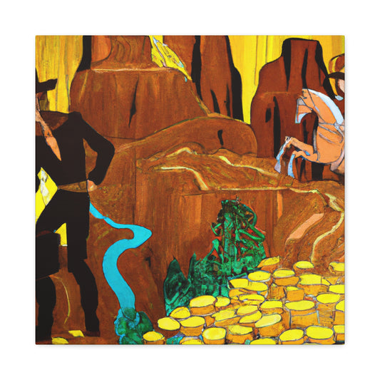 Golden Underworld Mine - Canvas