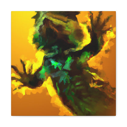 Frilled Lizard Majesty - Canvas