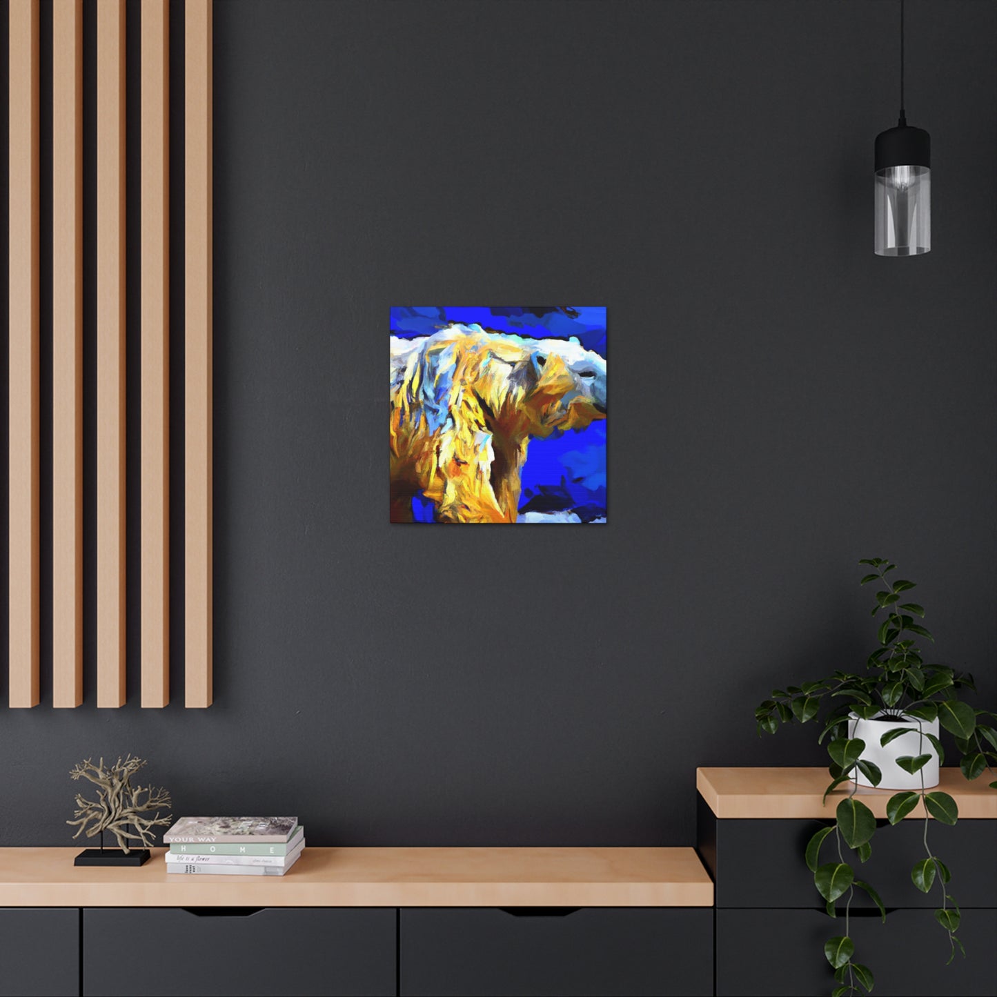 Polar Bear in Hues - Canvas