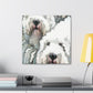 "Old English Sheepdog Dreaming" - Canvas