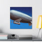 "Floating Through Sky: Blimp" - Canvas