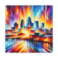 "Vibrant Urban Reverie" - Canvas