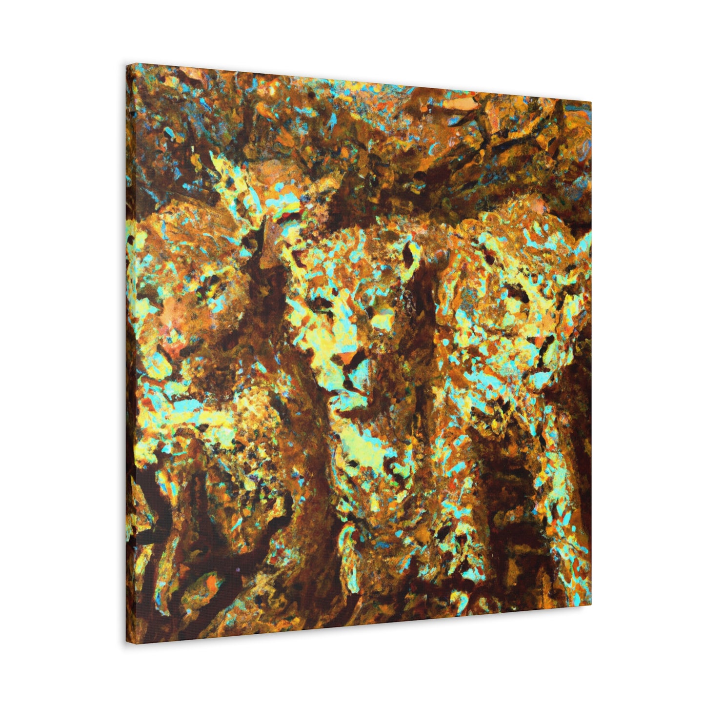 "Leopard in Impressionism" - Canvas