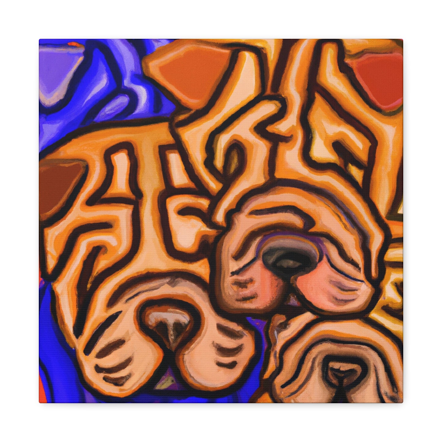 Shar Pei Lyrical Dance - Canvas