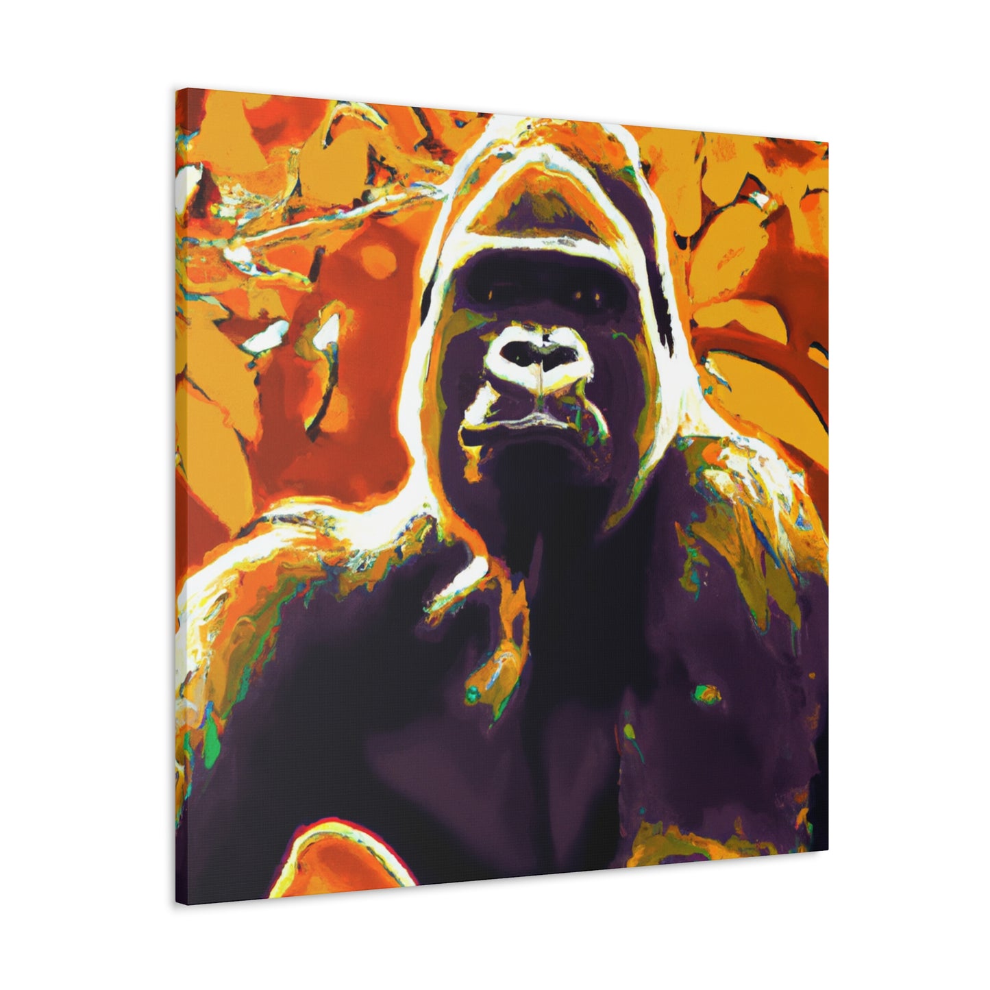 Gorilla in Technicolor - Canvas